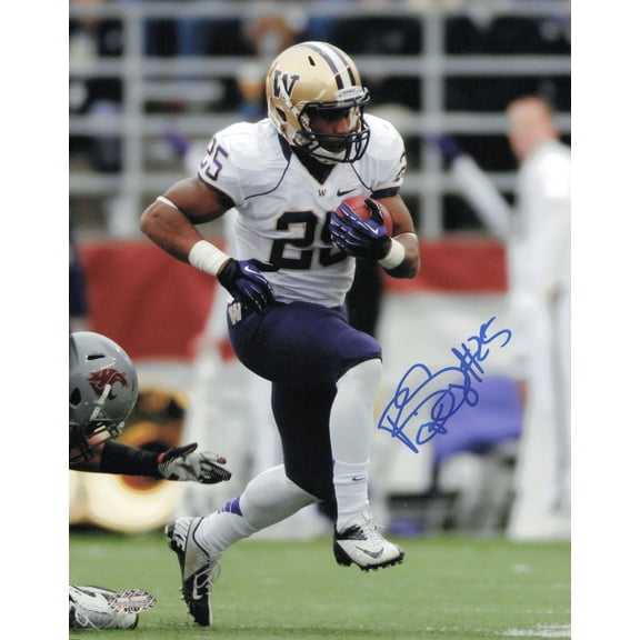 Bishop Sankey Autographed 8x10 Photo University of Washington Huskies MCS Holo #63184
