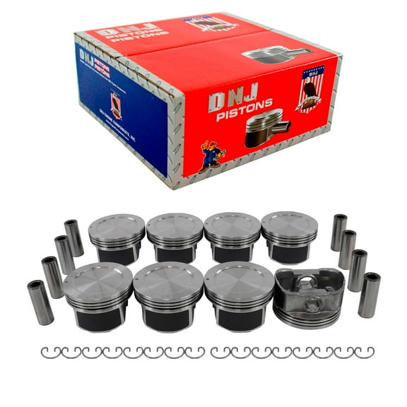 DNJ P3160A Std. Complete Piston Set Fits Cars & Trucks 03-05 Chevrolet Express 2500 6.0L OHV