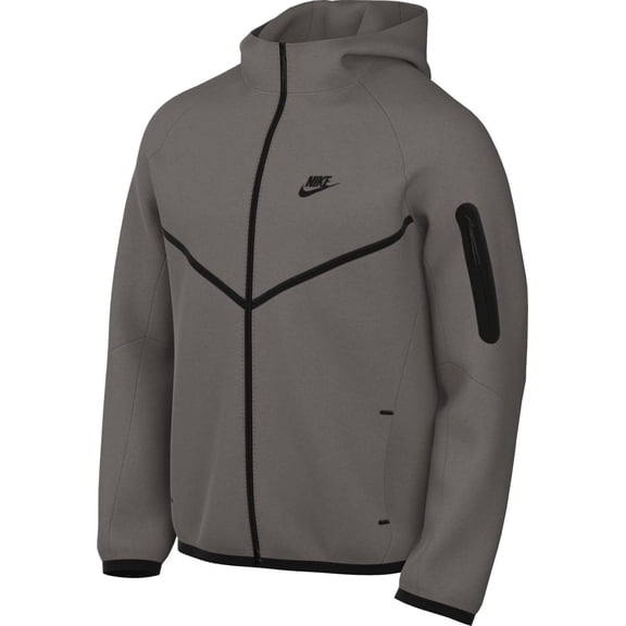 Nike Tech Men's Fleece Windrunner Full-Zip Jacket Cave Stone/Black Size 4X-Large