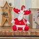 thumbnail image 5 of Puntoco Adornos navideños Muñecos de tela Papá Noel sentado Muñecos de nieve Adornos de escena de ventana Regalos de Navidad, 5 of 5