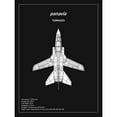 thumbnail image 3 of Rogan, Mark 12x14 Black Modern Framed Museum Art Print Titled - BP Panavia Tornado Black, 3 of 5