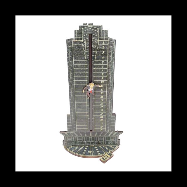 Gruber Falling Off Off Nakatomi Plaza, Calendario de Halloween de Navidad Divertido Calendario de Cuenta Regresiva de Navidad de Madera DecoracióN C