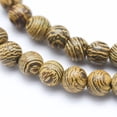 thumbnail image 3 of Natural Wenge Wood Beads Strands Round Dyed 10mm Hole: 1mm 39pcs/strand 15.55 inch(39.5cm), 3 of 3
