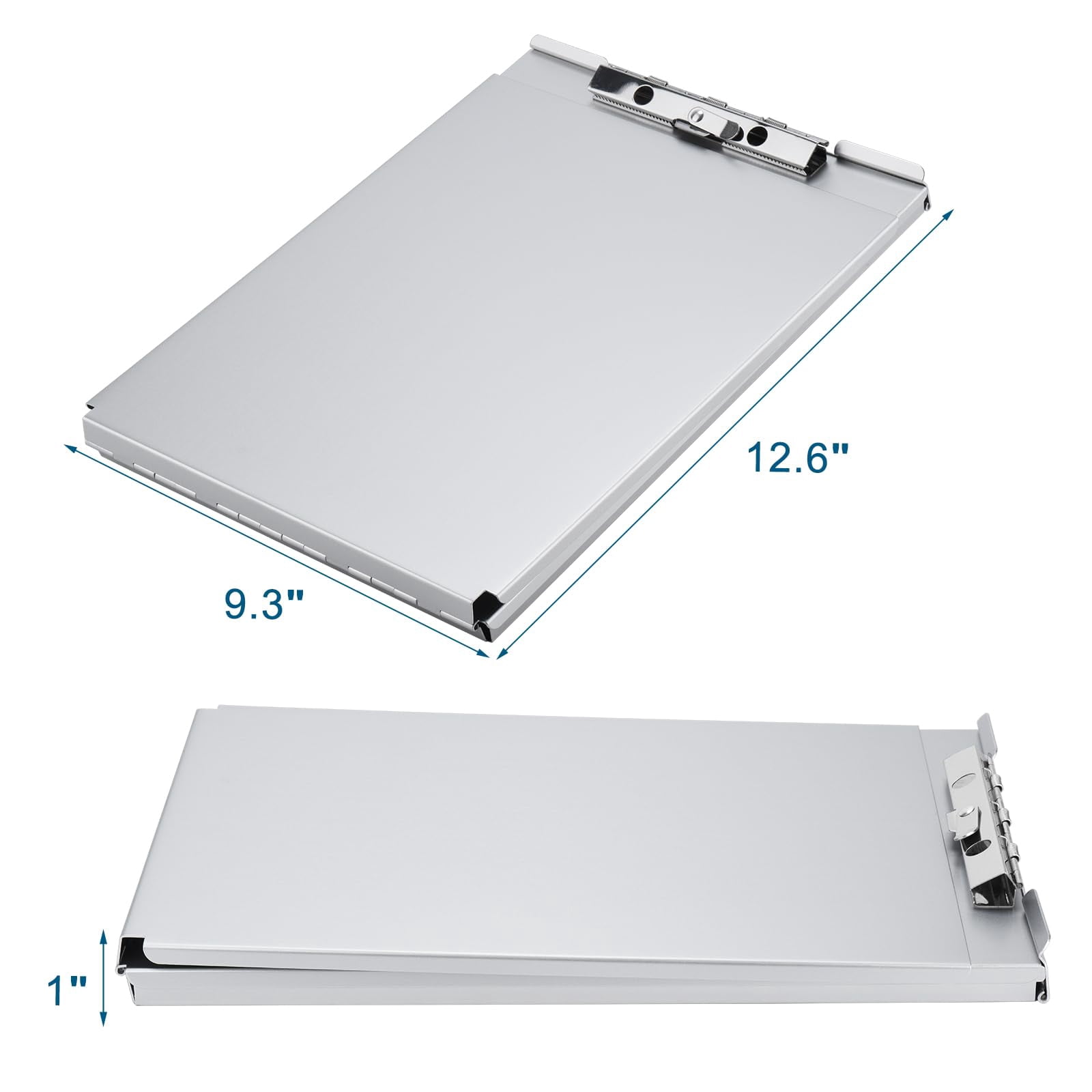 Recycled Aluminum Storage Clipboard  Box Set Of 4 Form Holder Suitable For School Office Jobsite Or Staff