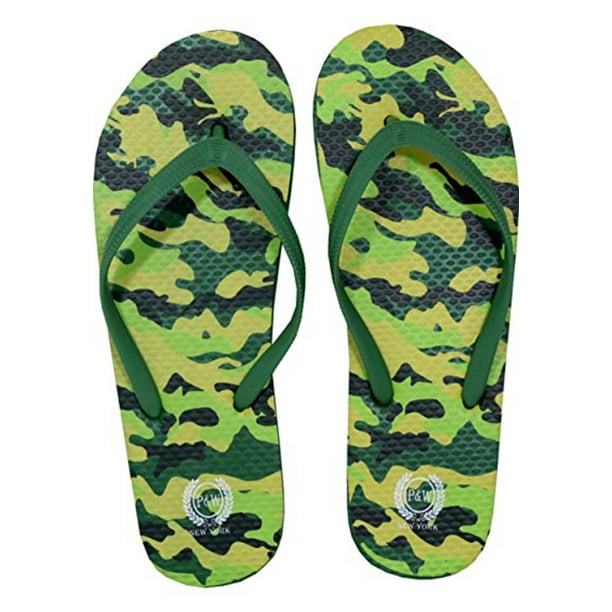 Mossad - Men's Camo Military Collection Flip Flop Thong Sandals ...