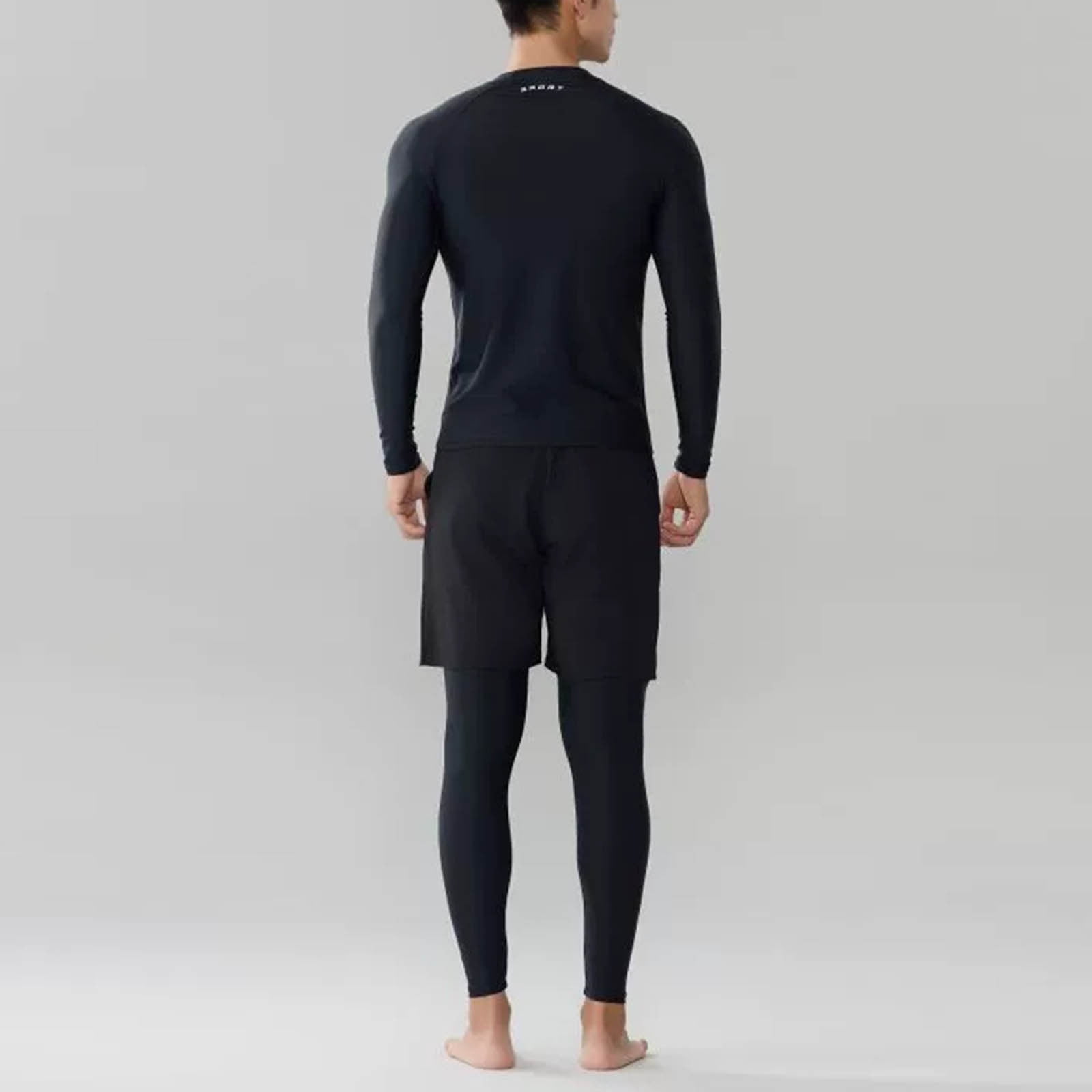 Men's Plus Size Split Diving Swimming , Full Body Sunscreen, Three Piece Suit, Nylon/Spandex, Elastic Waist, Quick Drying, for Surfing & Swimming, Sizes L XXXXXXXL