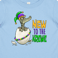 thumbnail image 4 of Inktastic New to the Krewe Mardi Gras Baby Alligator Boys or Girls Baby T-Shirt, 4 of 5