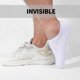 thumbnail image 4 of Calcetines No Show Nroktia, 10 pares, para mujer y hombre (10 blancos), 4 of 6