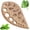 1Pcs-leaf shape, variant on Wooden Vegetable Leaf Separator, Pottery Herb Stripper Tool Supplies, Fun Kitchen Gadgets, Exquisite Herb Stripper Bowl Gifts for the Kitchen Suitable for Home Use & Chefs