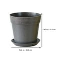 thumbnail image 2 of Greenadscape 2Ud Maceta Para Plantas Con Drenaje Y Biodegradable En Oscuro, 2 of 8