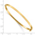thumbnail image 2 of 14K Yellow Gold Polished Hinged Bangle Bracelet, 2 of 2