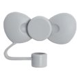 thumbnail image 1 of Tapa de pajita, genérica, tapa de pajita con forma de lazo de 10 mm, accesorios para vasos de agua, color gris, 1 of 9