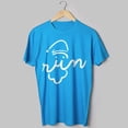 thumbnail image 4 of Running Short Sleeve Adult T-Shirt | Santa Run Face | Multiple Colors | Adult Sizes, 4 of 5