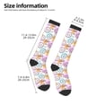 thumbnail image 2 of Pofeuu Donuts and Coffee Print Stockings, Adult Running Hiking Socks for Youth and Adult, 2 of 6