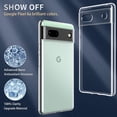 thumbnail image 2 of Crystal Clear Google Pixel 6a Case.Soft Slim Fit Transparent Plastic TPU Protective Silicone Cover Phone Cases for Google Pixel 6A [Slim Thin & Comfort Grip] [Shockproof], 2 of 6