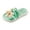 Green, variant on Girls Cozy Open-Toe House Slippers, Non-Slip Indoor Outdoor Slides for Kids, Soft Summer Home Shoes with Cushioned Footbed