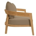 thumbnail image 4 of Modway Brisbane 3-Piece Teak Wood Outdoor Patio Set in Natural Light Brown, 4 of 10