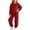 Red, variant on HBGVBA Kids 2 Piece Sweatsuit Solid Color Long Sleeve Pullover with Pocket Jogger Pants Casual Sport Set for 4-15 Years