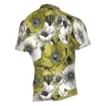 thumbnail image 2 of joogoo Flowers Green Pattern Men's Cycling Jerseys Mountain Bike Short Sleeve Tops S, 2 of 7