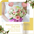 thumbnail image 6 of Threns 400 Pcs Floral Card Holder Pick 12 Inches Metal Flower Card Holder Stick for Birthday Party Engagement Wedding Formal Meeting, 6 of 11