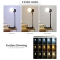 thumbnail image 3 of TFixol Touch Control Desktop Lamp Stepless Dimming Lamp with BT 5.0 Speaker 3 Color Modes No Flicker Support 5W Wireless Charging, Black, 3 of 8