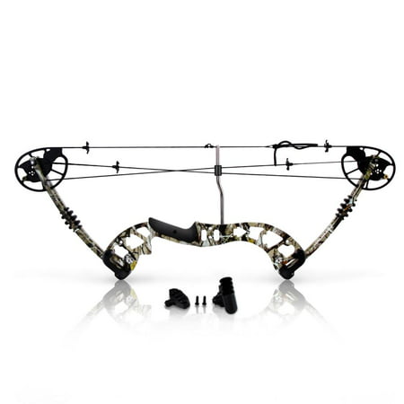 SereneLife SLCOMB10 - Sharp-Eye Compound Bow with Adjustable Draw (320 FPS