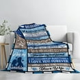 thumbnail image 6 of Gifts for Husband Blanket, Husband Gifts, Best Husband Ever for Men, Husband Birthday Gift, Wedding for Husband,Gifts for Husband from Wife Husband inches, 6 of 7