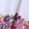 thumbnail image 4 of Little Girls White Colorful Wildflower Print Summery Dress 5/6, 4 of 7