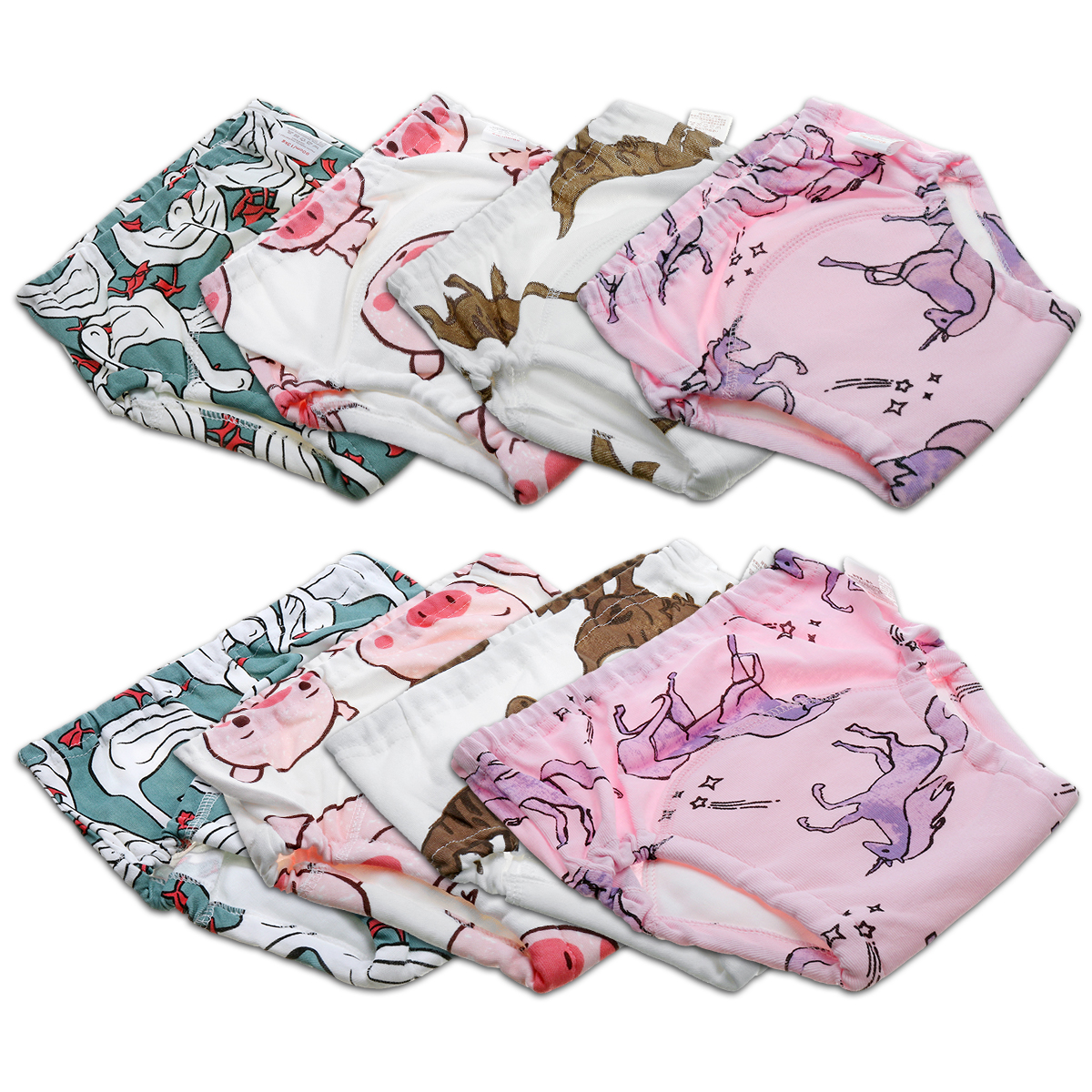 Infant Baby Pants Underwear Washable Reusable Training Cotton Pants