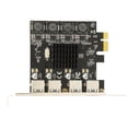thumbnail image 3 of PCIE To USB Expansion Card, 5Gbps Adapter Card 4 USB 3.0 Ports For 7/8/10/11/XP For Vista For  PCI E Bus Interface No External Power Supply, 3 of 8