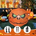 thumbnail image 4 of Calabaza inflable de Halloween YOUBEMAGIC de 4 pies con luz LED, 4 of 7