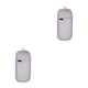 thumbnail image 4 of Monstrate Estuche transparente para lápices, bolsa para bolígrafos, organizador de papelería para maquillaje, contenedor, bolsa Simple, Púrpura Blanco 2Conjunto, 4 of 6