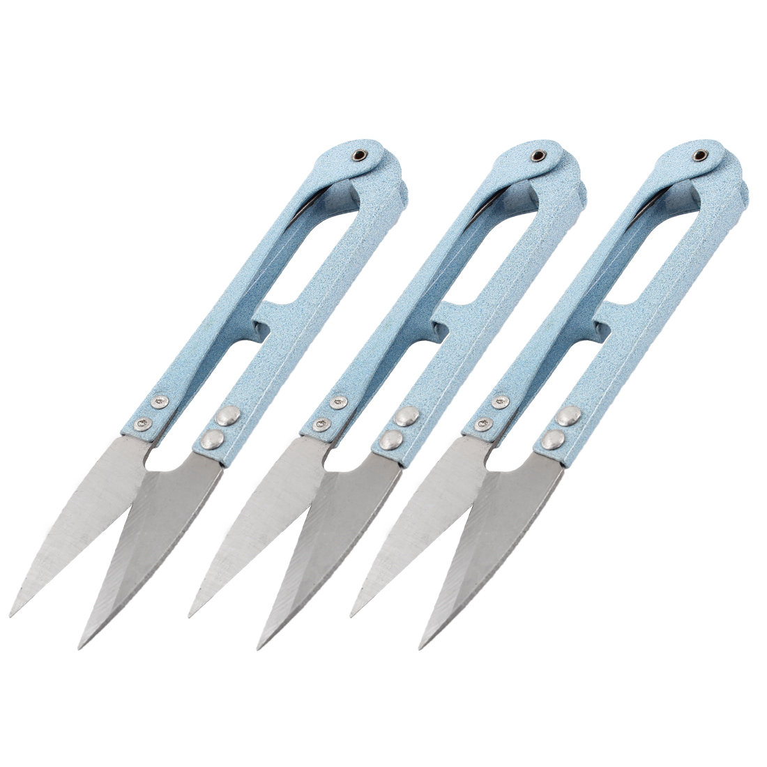 3 Pcs Tailor Craft Yarn Spring Scissors Stitch Shear Sewing Tool Light