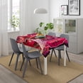 thumbnail image 3 of Hazbin Hotel-theme square tablecloth has an iconic print, fits most tables, and is easy to care for perfect gifts for fans friends and family，55" x 71"（140*180cm）, 3 of 6