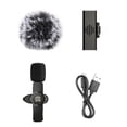 thumbnail image 2 of Micrófono de computadora en vivo Streaming Vlogging Video Chat Clip-On Bluetooth Compatible con Solapa Mic Mic Auto Par 360 grados Pickup Type 4 Eigraketly EL005606-04B, 2 of 7
