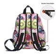 thumbnail image 5 of FORMRS School Backpack with Front Zippered Pocket 12" Student Travel Daypack, Pink Blueberries, 5 of 6
