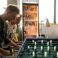 thumbnail image 3 of RayChee 55" Foosball Table, Soccer Game Table Football Arcade with Balls, Leg Levelers & Heavy-Duty Legs for Indoor Game Room (Black), 3 of 7