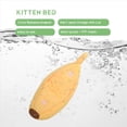 thumbnail image 5 of Cute Banana Cat Bed, Pet Bed Soft Embrace Lovely for Cats, Rabbits & Small Dogs Yellow, 5 of 9