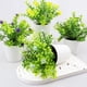 thumbnail image 5 of Simulación de mini maceta de gypsophila con pulpa para flores, maceta pequeña de flores falsas, adornos pequeños de escritorio, planta de simulación de bonsái, 5 of 5