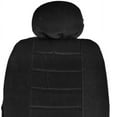 BDK Encore Car Seat Covers, Dotted Cloth 4 Piece Premium Low Back Seat