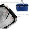 thumbnail image 2 of Zshan Thermofunktion Thermokort Picknickkorb Isolier (Bleu), 2 of 4