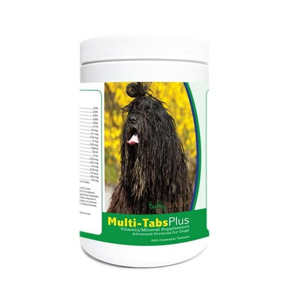 Healthy Breeds 840235177609 Bergamasco Multi-Tabs Plus Chewable Tablets - 365 Count