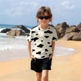 thumbnail image 6 of Xdegoge Girls Cow Print T-Shirt Kids Short Sleeve Crewneck Tees Casual Summer Tops Animal Graphic Blouse for Daily Playwear, Size 5-6, 6 of 9