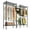 86.2" L x 17.3" W x 76.4" H, variant on Towallmark 1210 LBS 86.2 " L x 17.3 " W x 76.4 " H Portable Closet Wardrobe Heavy Duty Clothes Rack, Clothing Rack with 4 Hang Rods, 7 Shelves & Hooks, Commercial Grade Adjustable Closet Garment Rack