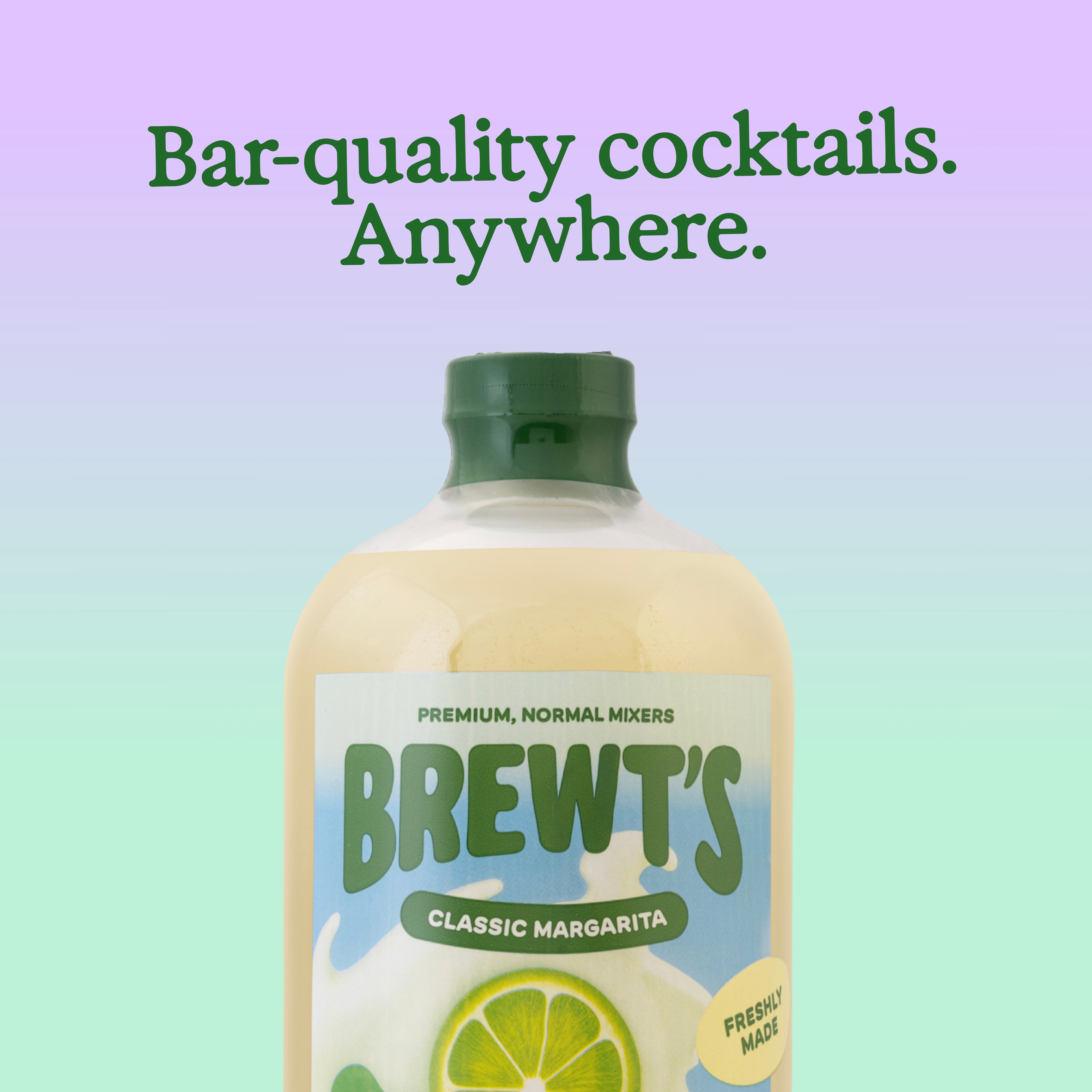 Brewt's Classic Margarita Mix All Natural Bar-Quality - 32 fl oz