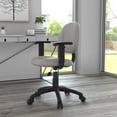 thumbnail image 2 of Scranton & Co Fabric Posture Office Chair with Adjustable Arms in Gray, 2 of 7