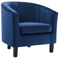 thumbnail image 5 of Modway Prospect Channel Tufted 3 Piece Performance Velvet Set in Navy, 5 of 6