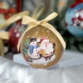 thumbnail image 2 of Xuniizn Christmas Ornaments Set - Christmas Sticker Foam Snowman Christmas Tree Shop Window Courtyard Stair Living Room Hanging Decoration, 2 of 7