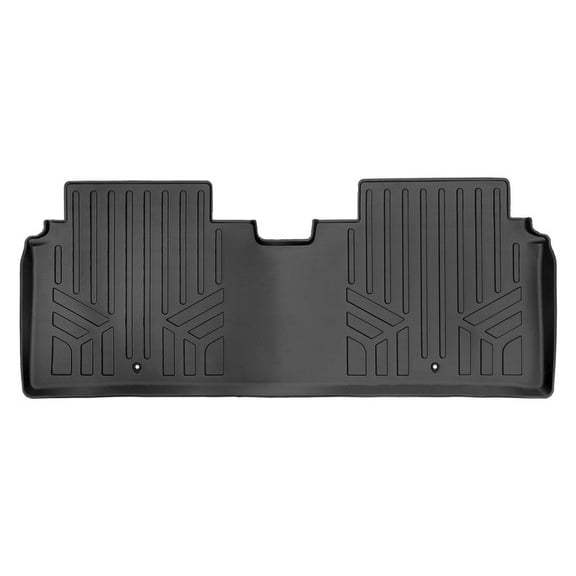 SMARTLINER Custom Fit All Weather 2nd Row Black Floor Mat Liners Compatible With 2022-2025 Kia EV6 Wind AWD