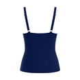 thumbnail image 6 of NMMUED Women Tankini Top Only Tummy Control Bathing Suit Top Ruched Swim Top Swimsuit 2026 Full Coverage Tankini Top Navy XXL, 6 of 6